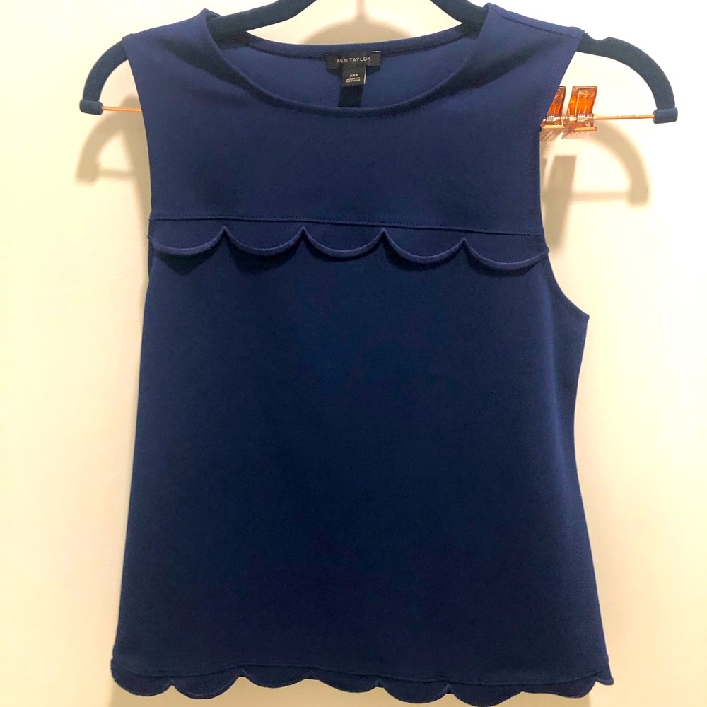 Navy Blue Blouse